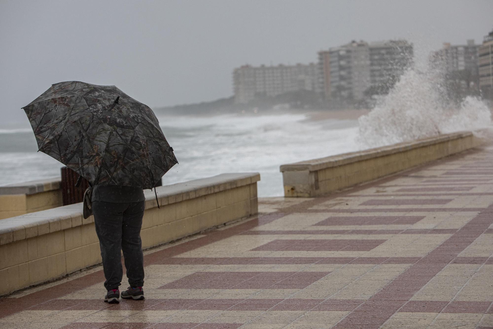 Temporal marítim a Blanes