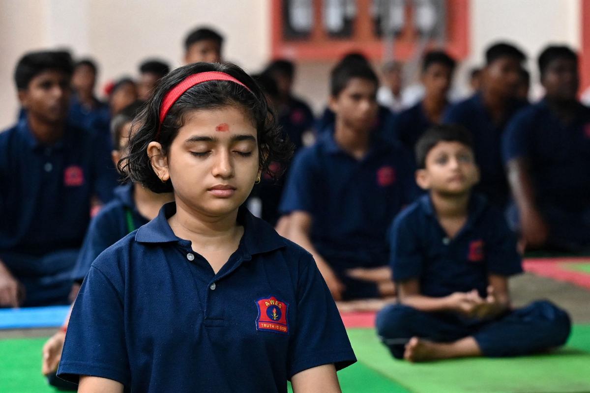 Día Internacional del Yoga en la India