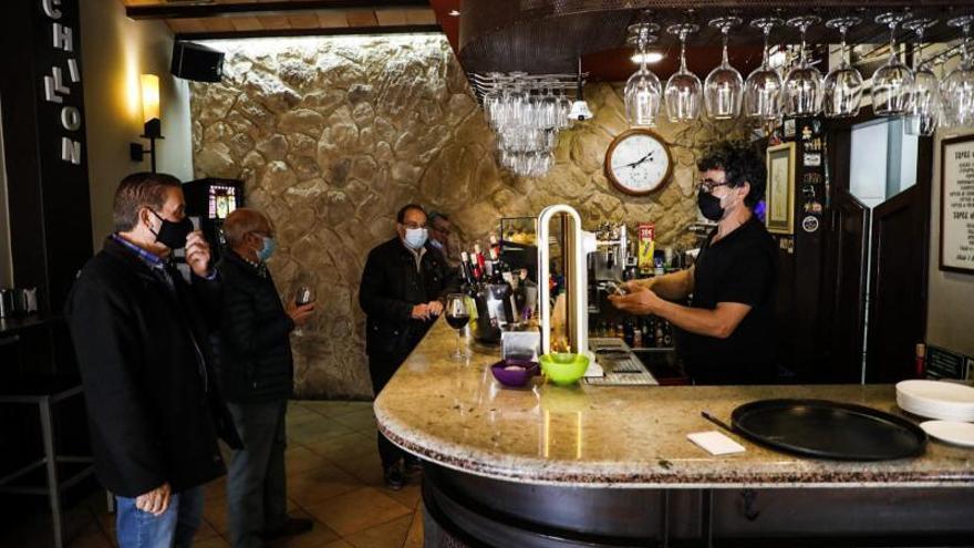 El interior de un bar, en Zamora capital. |