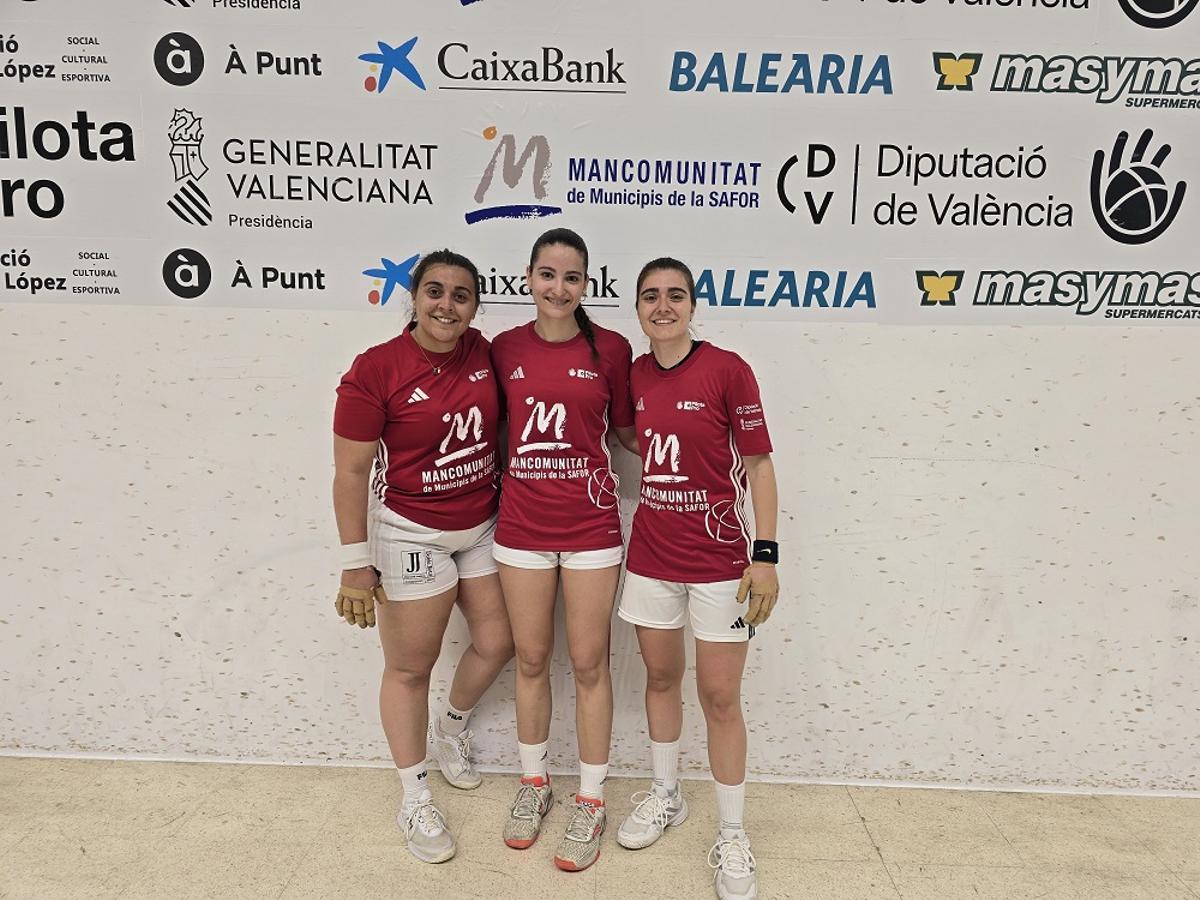 El trio de Júlia de Tavernes, finalista del Trofeu Mancomunitat de la Safor 2025