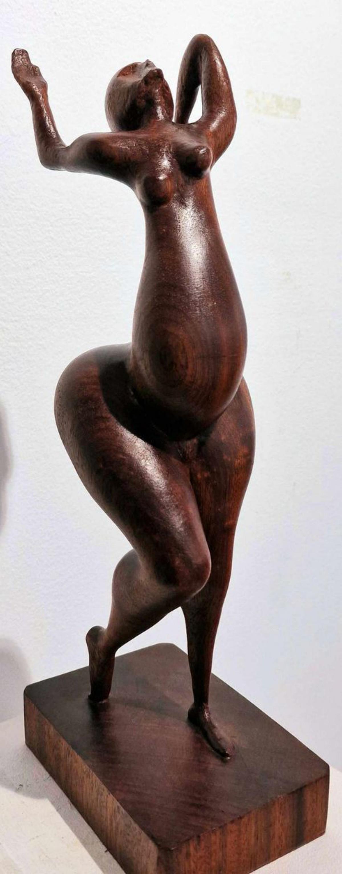 Madera y acuarela en la Luján Pérez