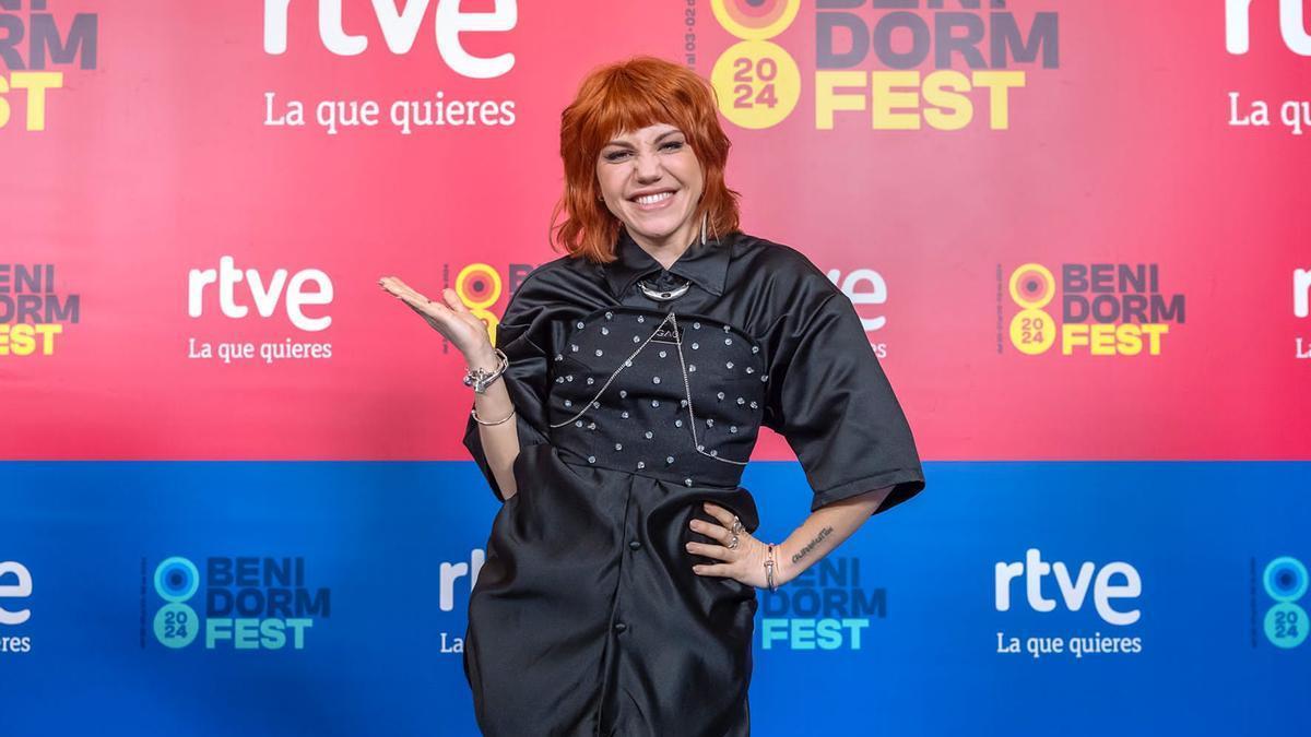 Angy Fernández, uno de los rostros más conocidos del Benidorm Fest 2024.