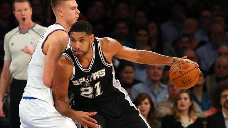 Y 1.360 partidos después, Tim Duncan se fue sin anotar