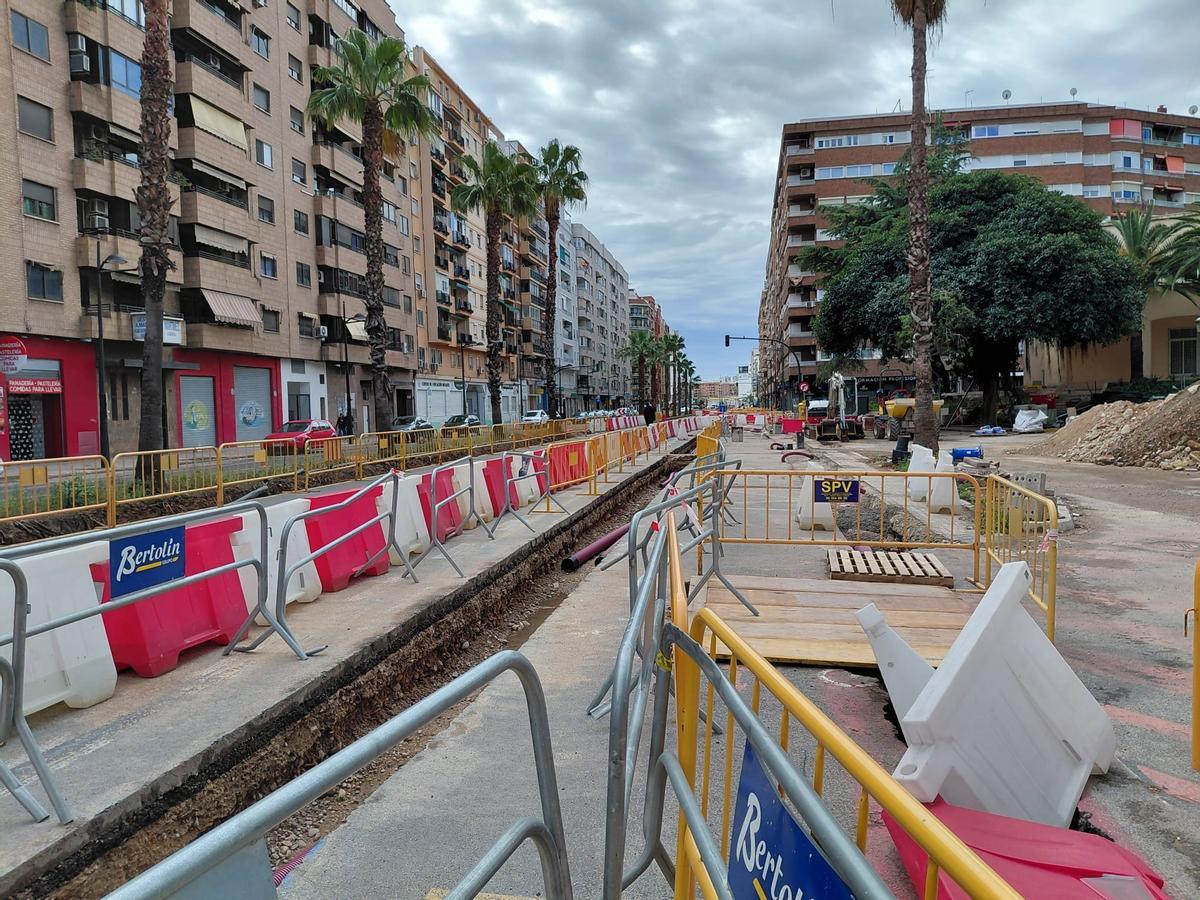 Obras en Giorgeta y Pérez Galdós