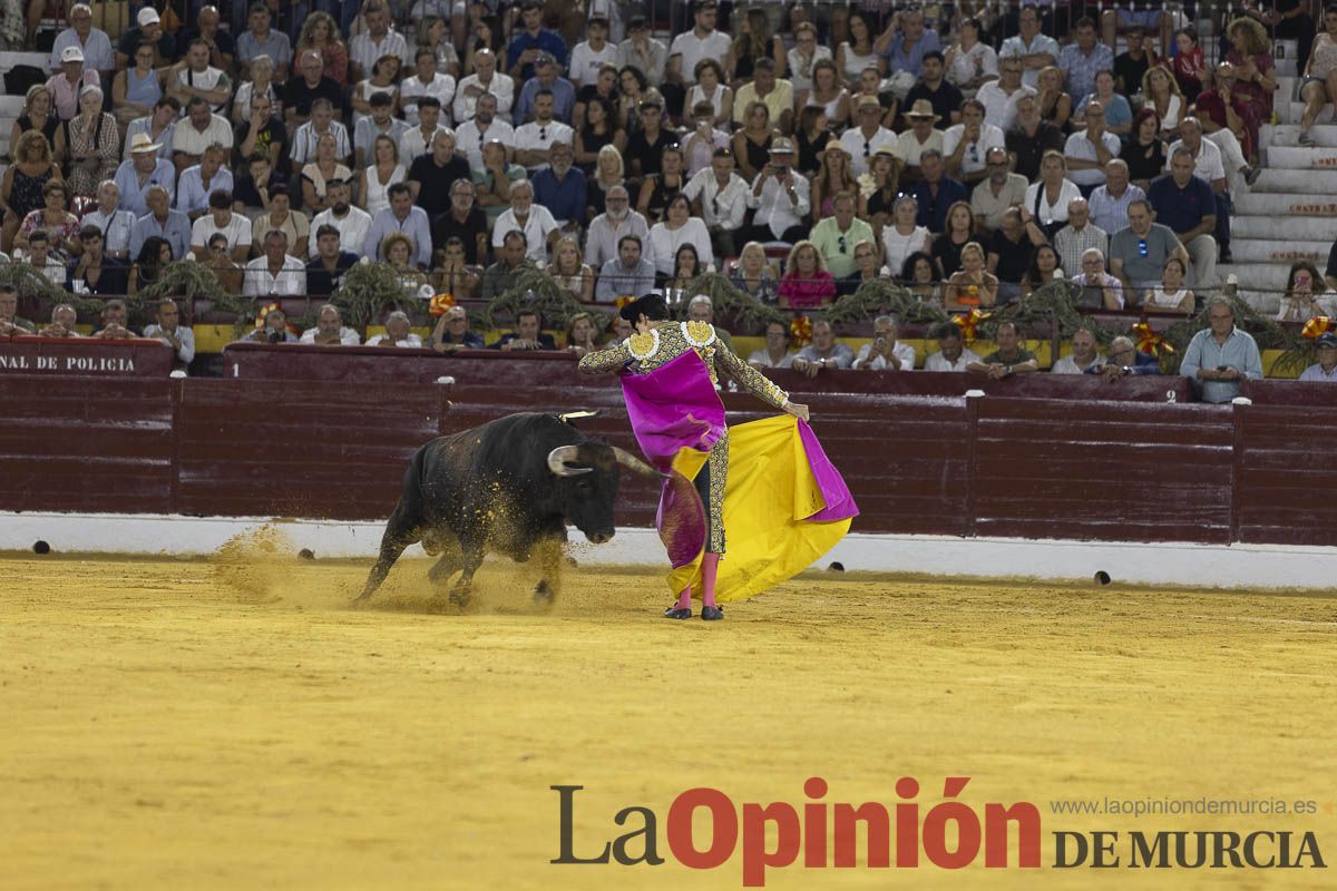 Tercer festejo de la Feria Taurina de Murcia (Talavante, Paco Ureña y Roca Rey), en imágenes