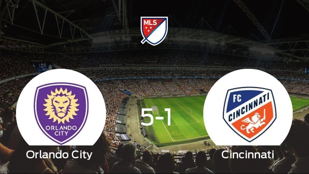 Goleada del Orlando City frente al Cincinnati (5-1)