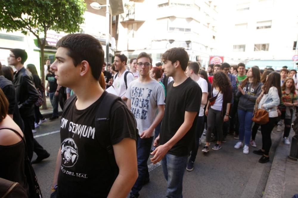 Manifestación en Murcia contra la Lomce