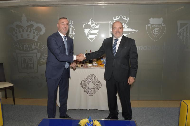 Almuerzo de los presidentes de la UD Las Palmas y el CD Tenerife