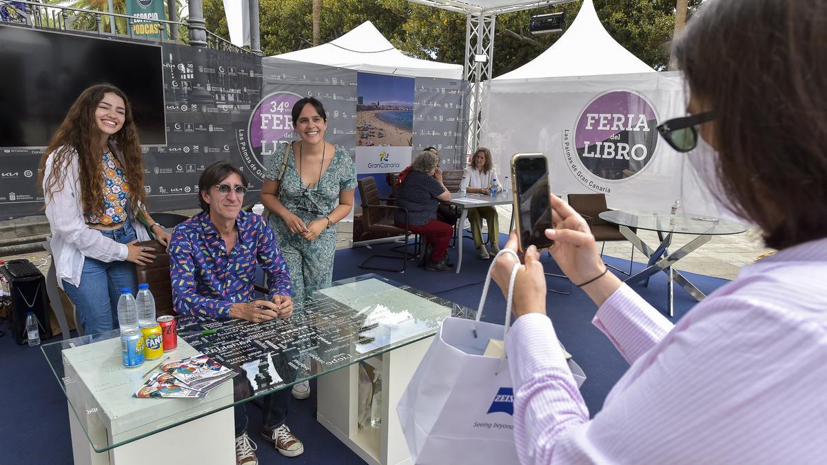 Benjamín Prado, ayer en la Feria del Libro.