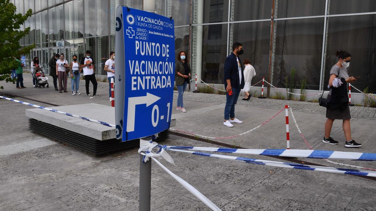 Vacunación en Expocoruña