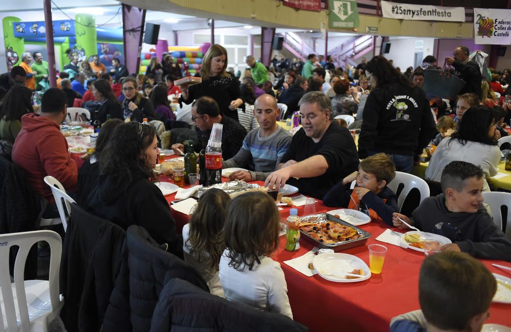 Sopar de colles multitudinario