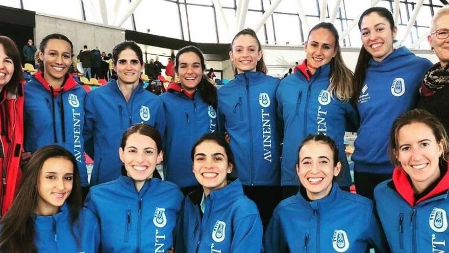 L&#039;equip femení absolut del Club Atlètic Manresa