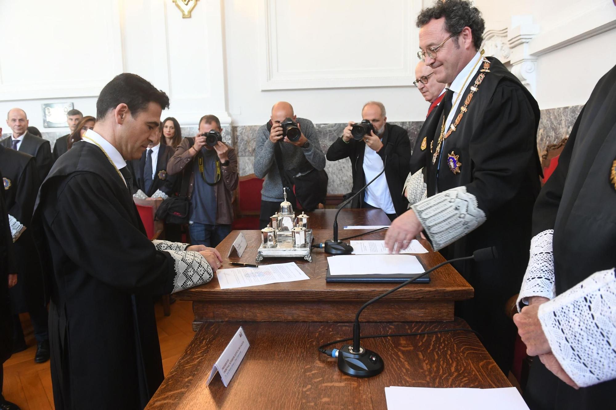 Toma de posesión del nuevo fiscal jefe de A Coruña, Miguel Armenteros