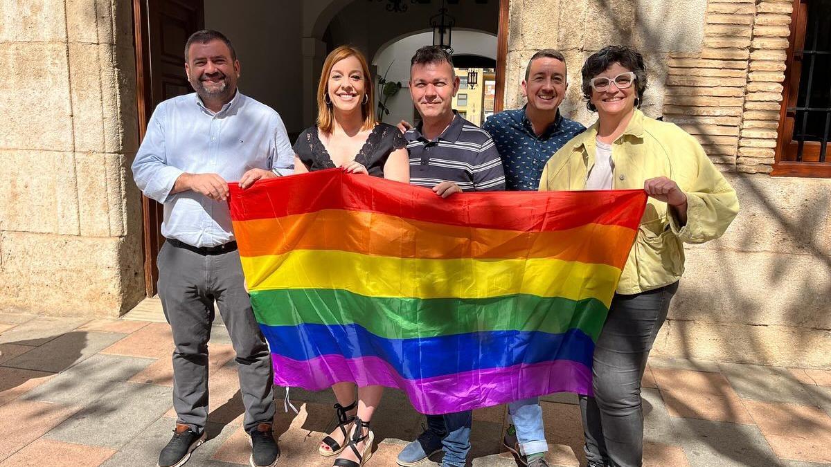 Los actuales cinco concejales de Compromís per Catarroja.