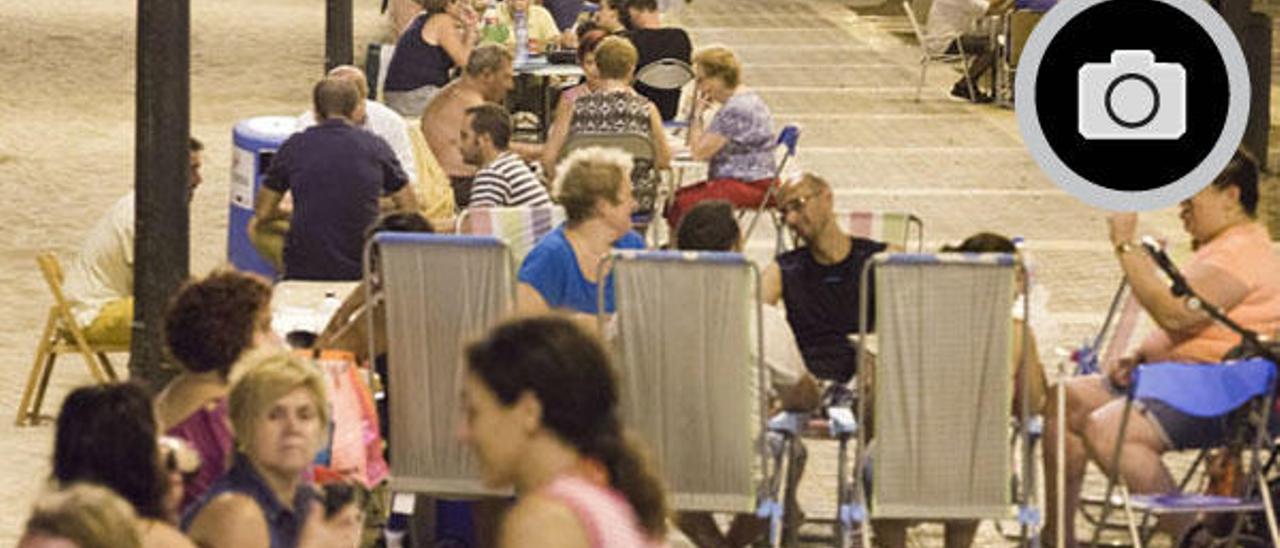 Cenar en primera línea de playa