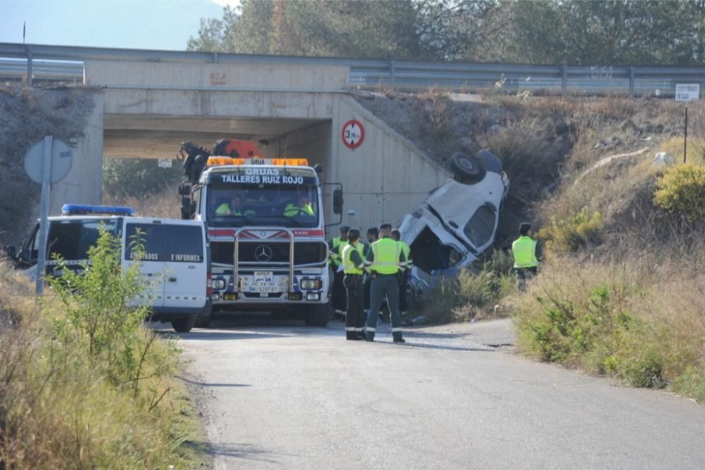 Grave accidente en la autovía Lorca-Águilas