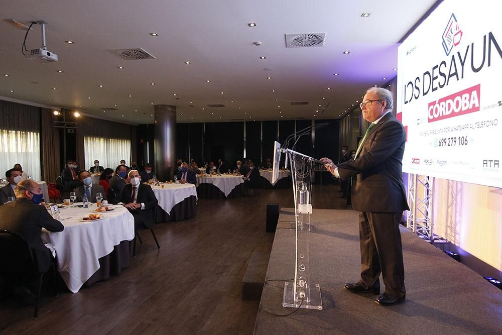 El presidente de CECO, Antonio Díaz, en los desayunos de Diario CÓRDOBA