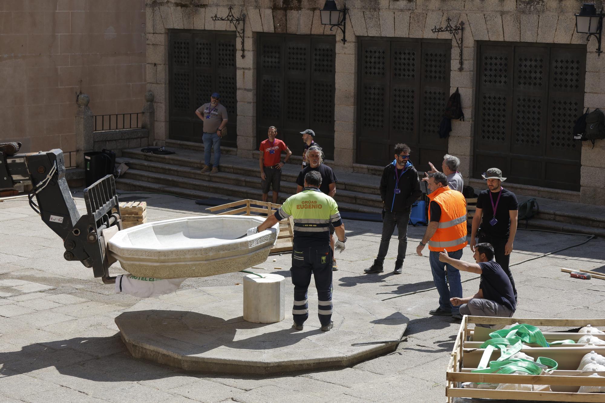 La Fuente de los Leones vuelve a Cáceres