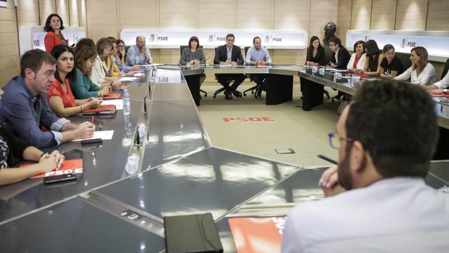 Imagen de la Ejecutiva del PSOE del pasado lunes.