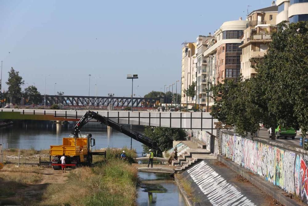 Comienzan los trabajos de demolición del puente del CAC