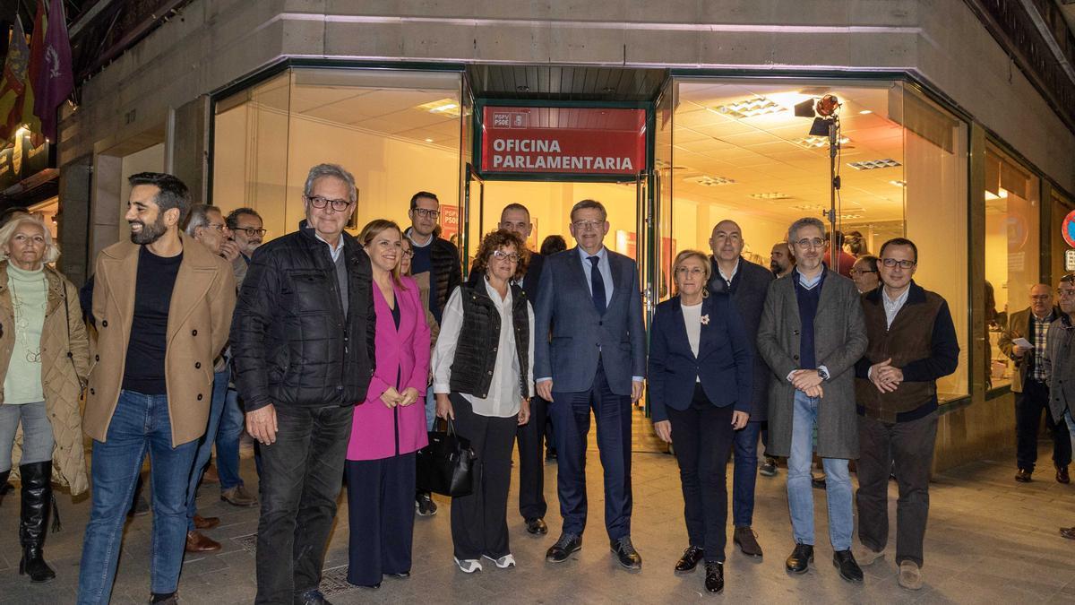 El PSOE inaugura su nueva sede parlamentaria en Alicante