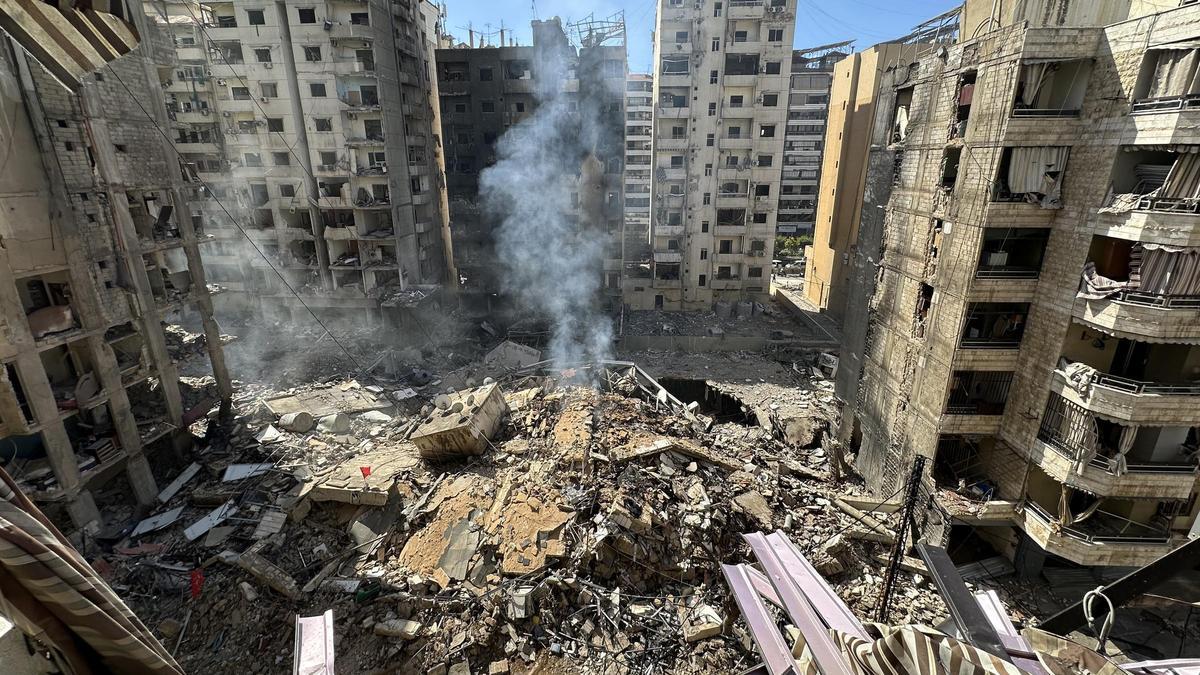 Bombardeos en Libano por parte del ejército israelí.