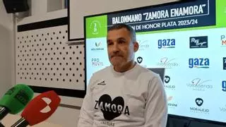 Diego Soto, entrenador del Balonmano Zamora: "Somos más y con mejores aptitudes"