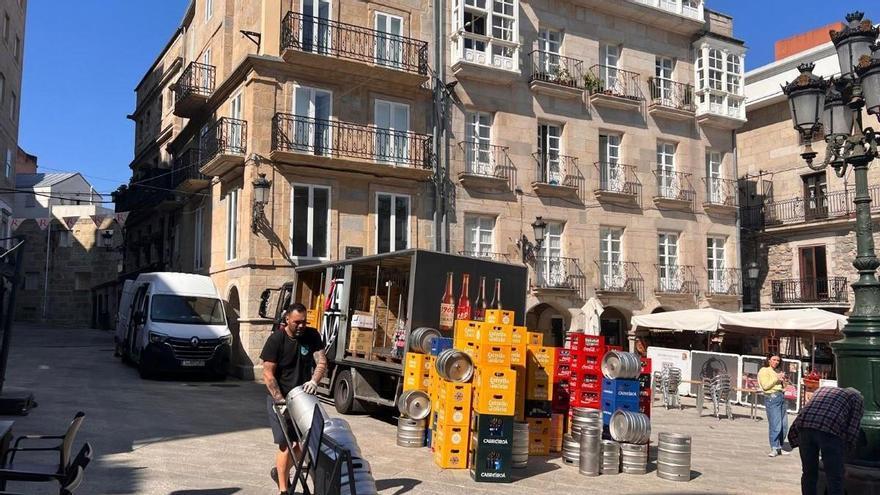 Vigo se abastece para su fin de semana de Reconquista