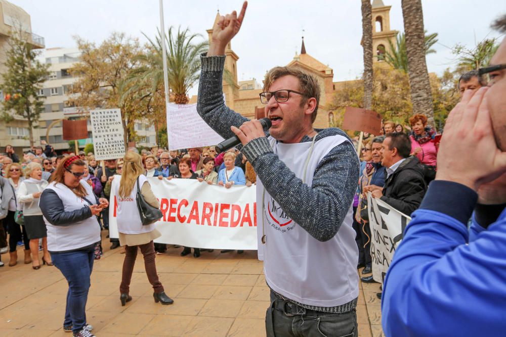 Manifestación en defensa de las pensiones públicas