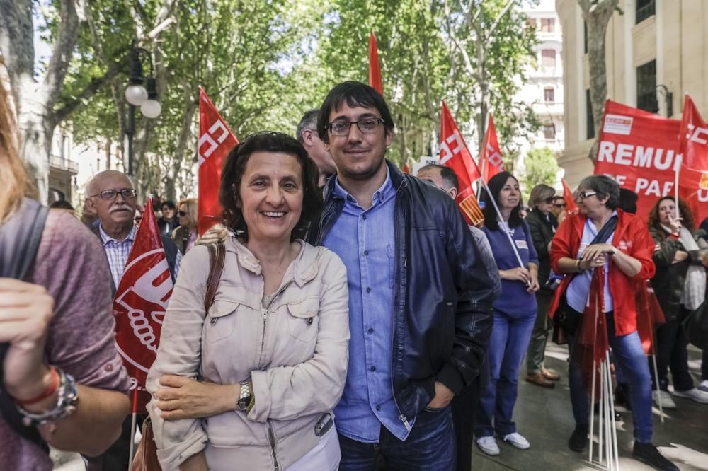 Manifestación del Primero de Mayo en Palma