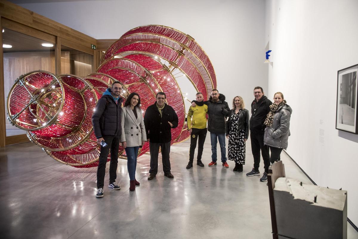 Galería | Ocho alumnos del Centro Penitenciario de Cáceres visitan el museo Helga de Alvear