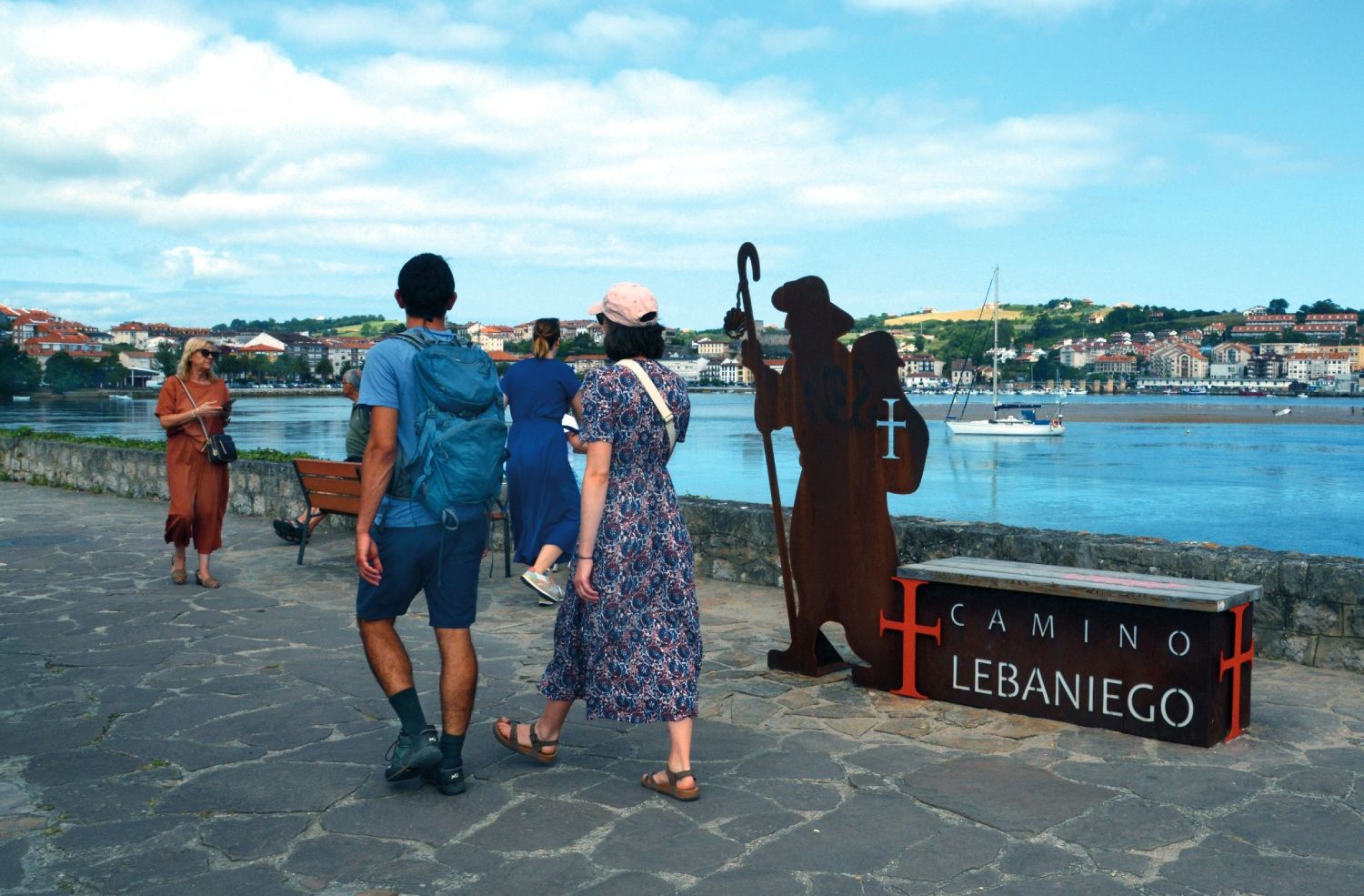 Inicio del Camino Lebaniego en San Vicente de la Barquera.