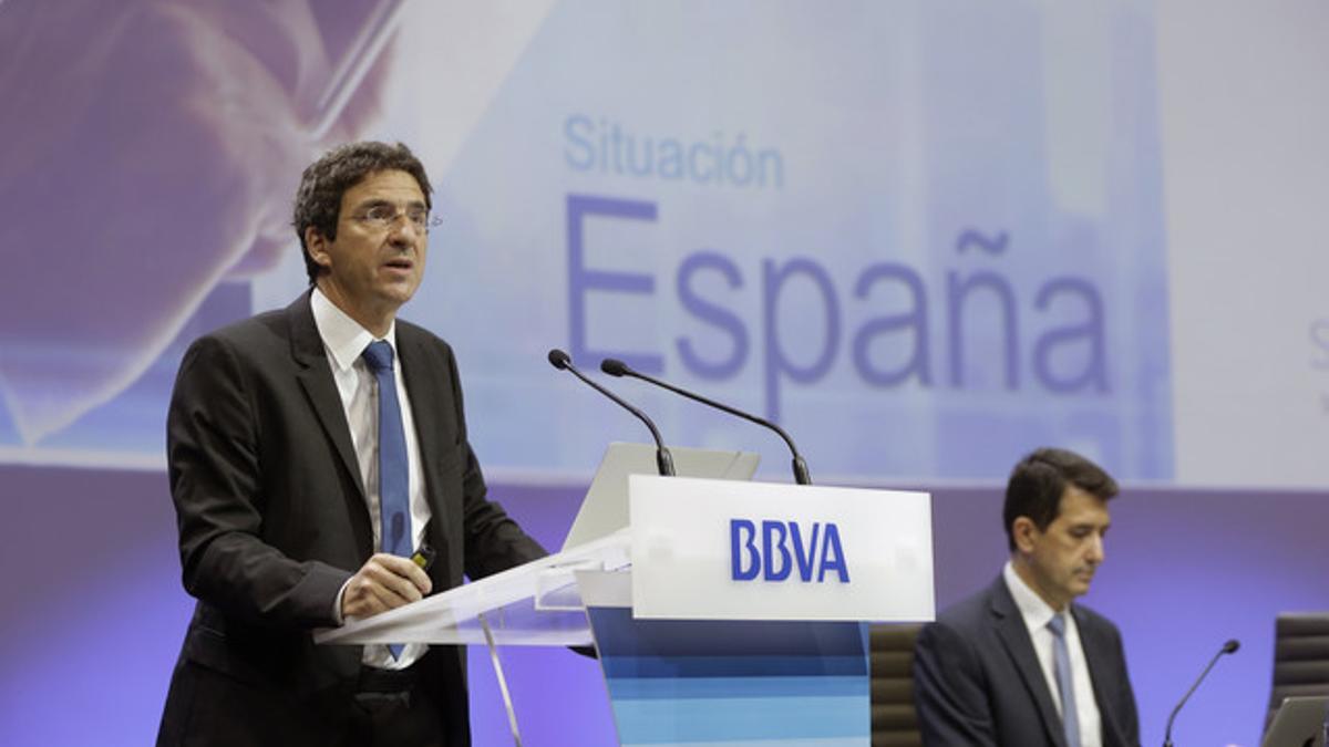 Presentación de un informe del BBVA