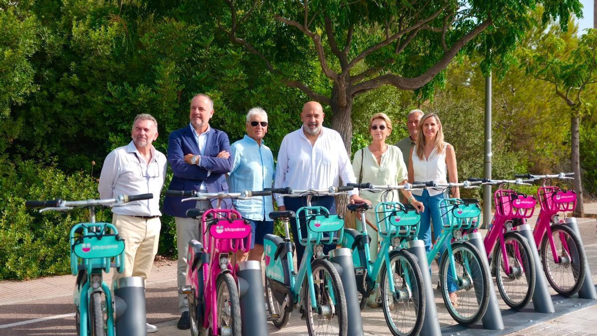 Presentación de las nuevas estaciones de Bicipalma correspondientes a la Fase III de ampliación del servicio.