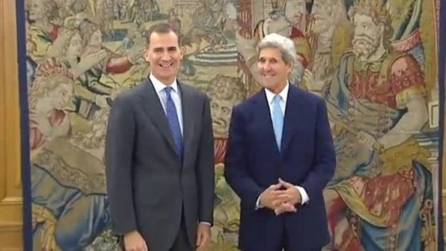 John Kerry visita al rey y a Rajoy