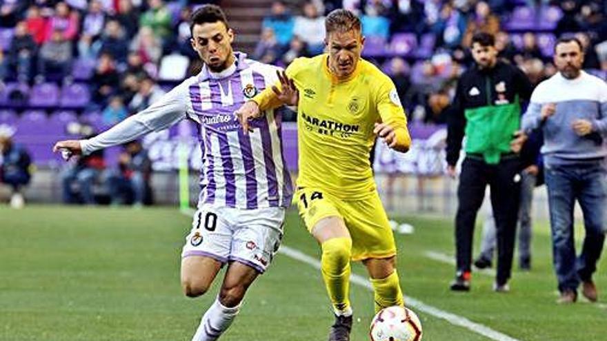 Plano perseguint Carnero en el darrer Valladolid-Girona.