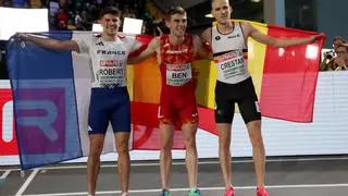 El atleta gallego Adrián Ben, campeón de Europa de 800