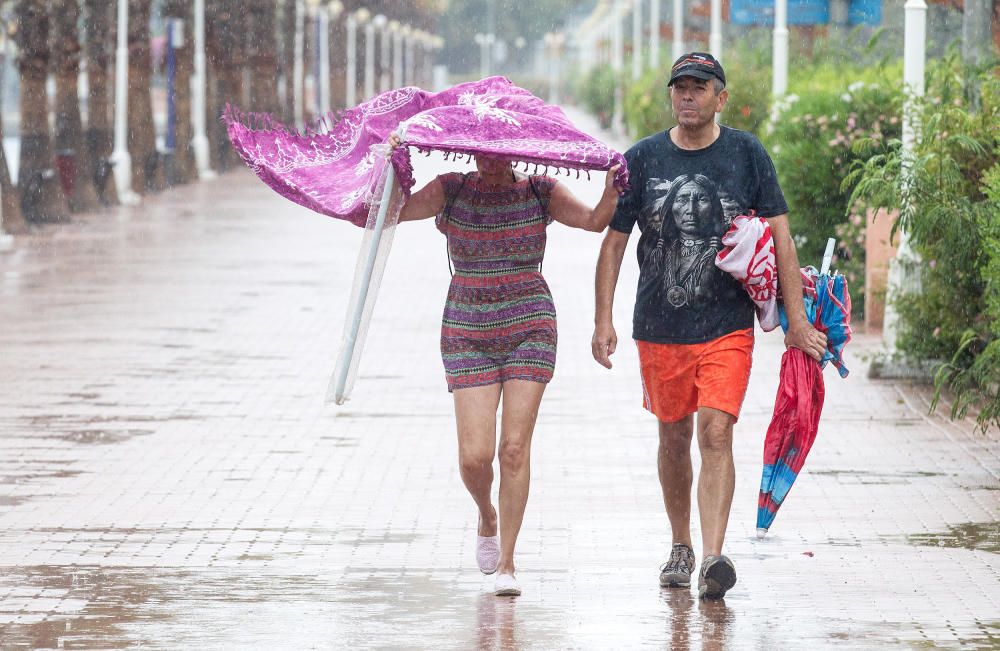 Tromba para recibir a los turistas