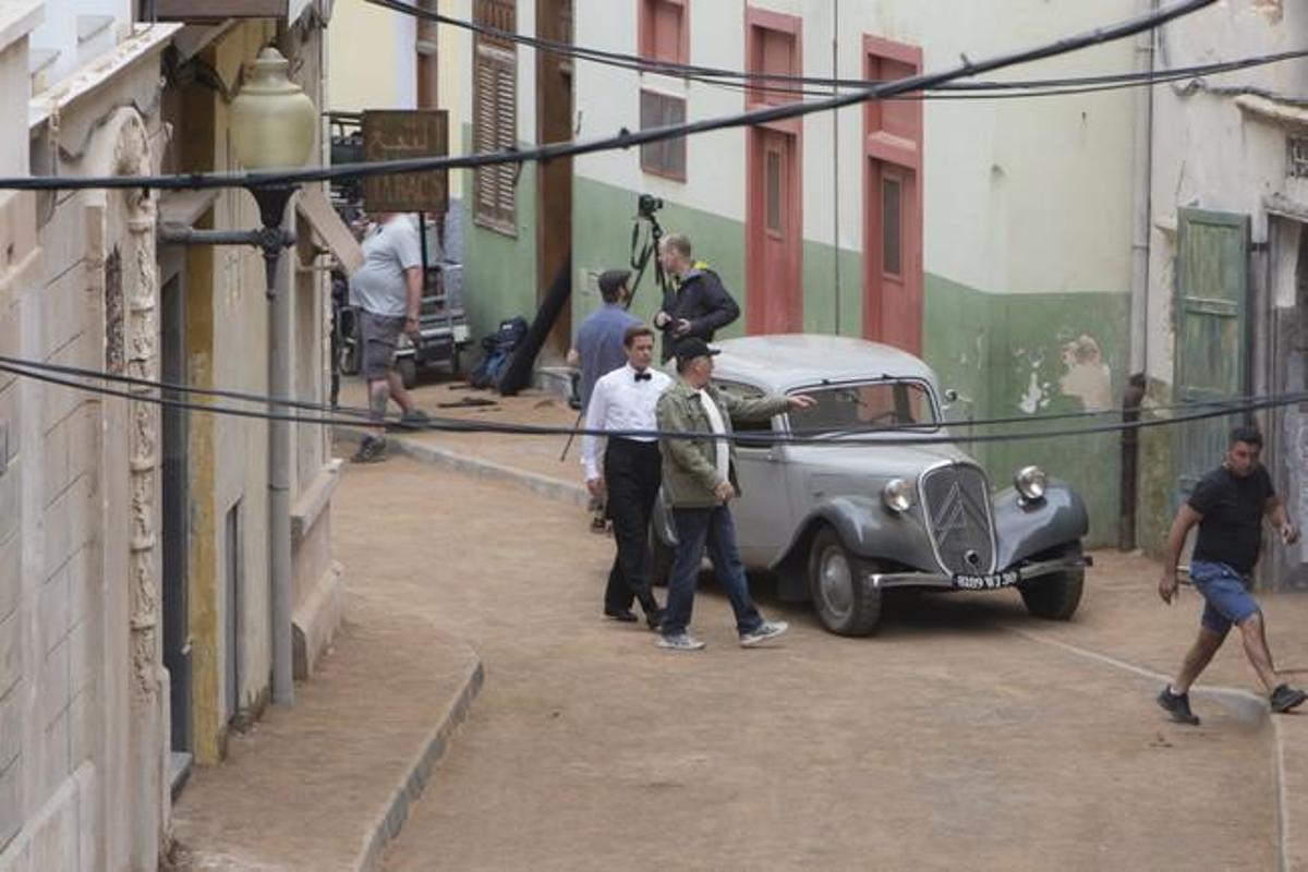 BRAD PITT Y ROBERT ZEMECKIS EN "ALLIED"