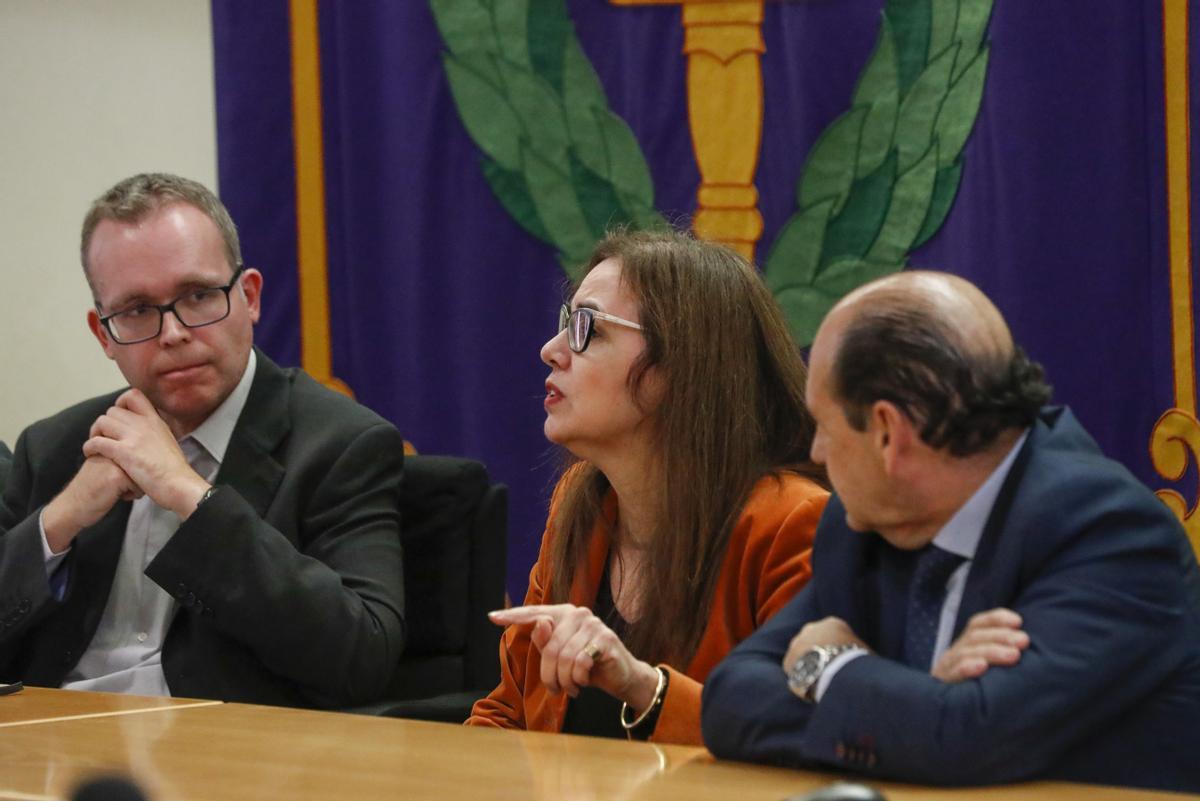 Rueda prensa del comité de huelga de los letrados de la Administración de Justicia.