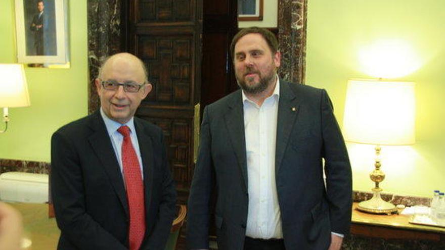 Cristóbal Montoro i Oriol Junqueras