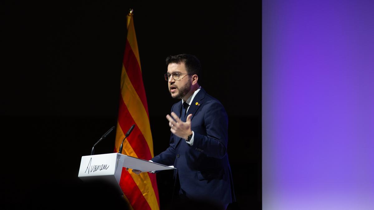 El presidente de la Generalitat, Pere Aragonès.