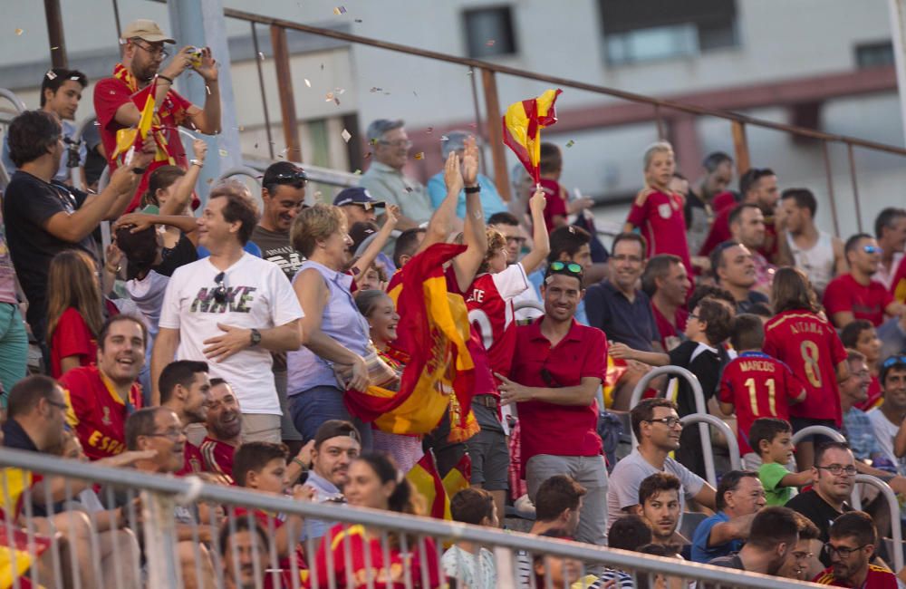 España sub 21 - San Marino en Castalia