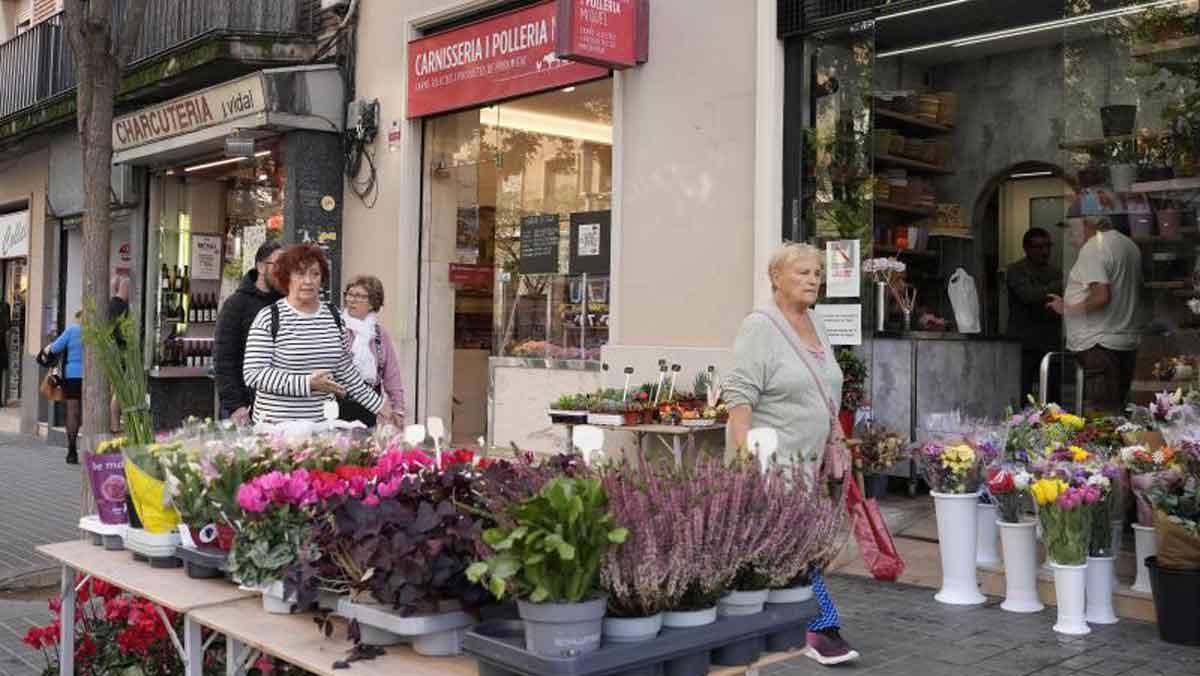 Comercios en el barrio de Horta.