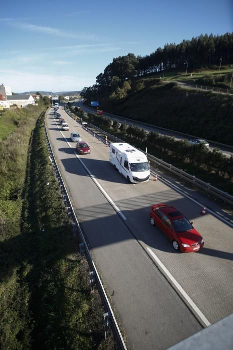 Retenciones en la Y por las obras del enlace con la PEPA