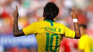 Romário felicita a Neyrmar por igualar sus goles con Brasil