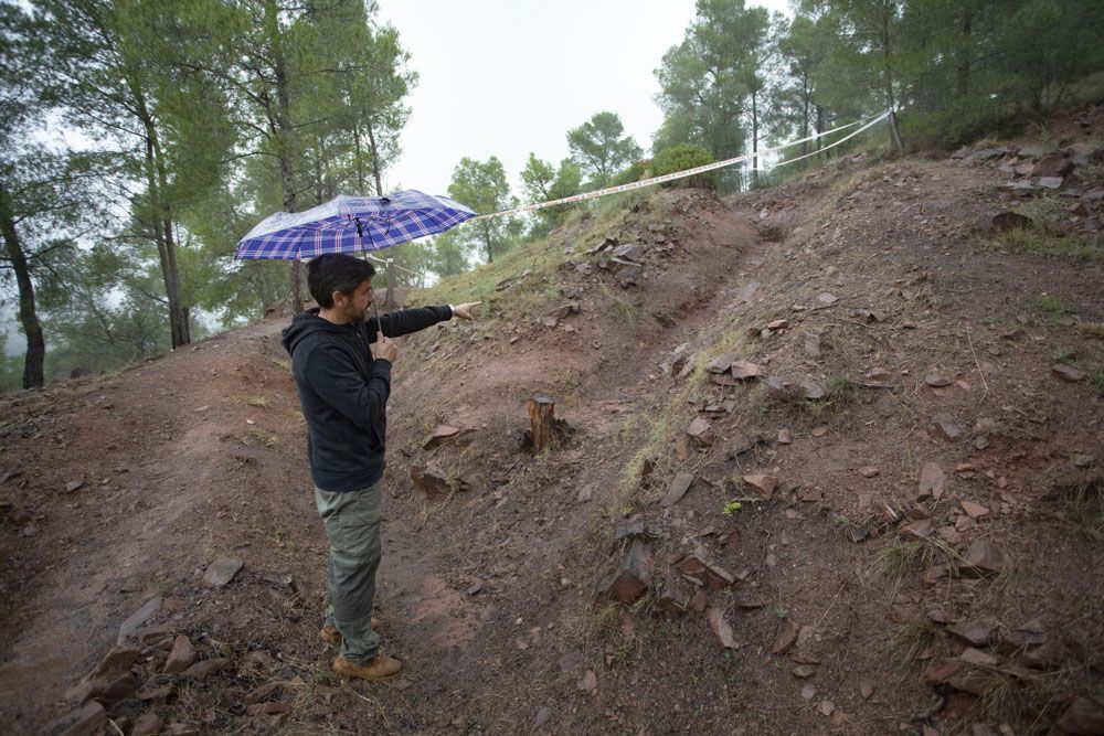 Trincheras de la Guerra Civil en Gilet. Así avanzan los trabajos para rescatarlas del olvido.