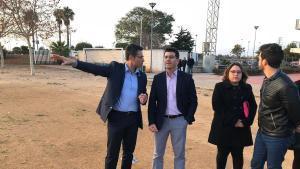 Toni González y Jorge Rodríguez, en 2018, cuando este último presidía la diputación con el PSPV.