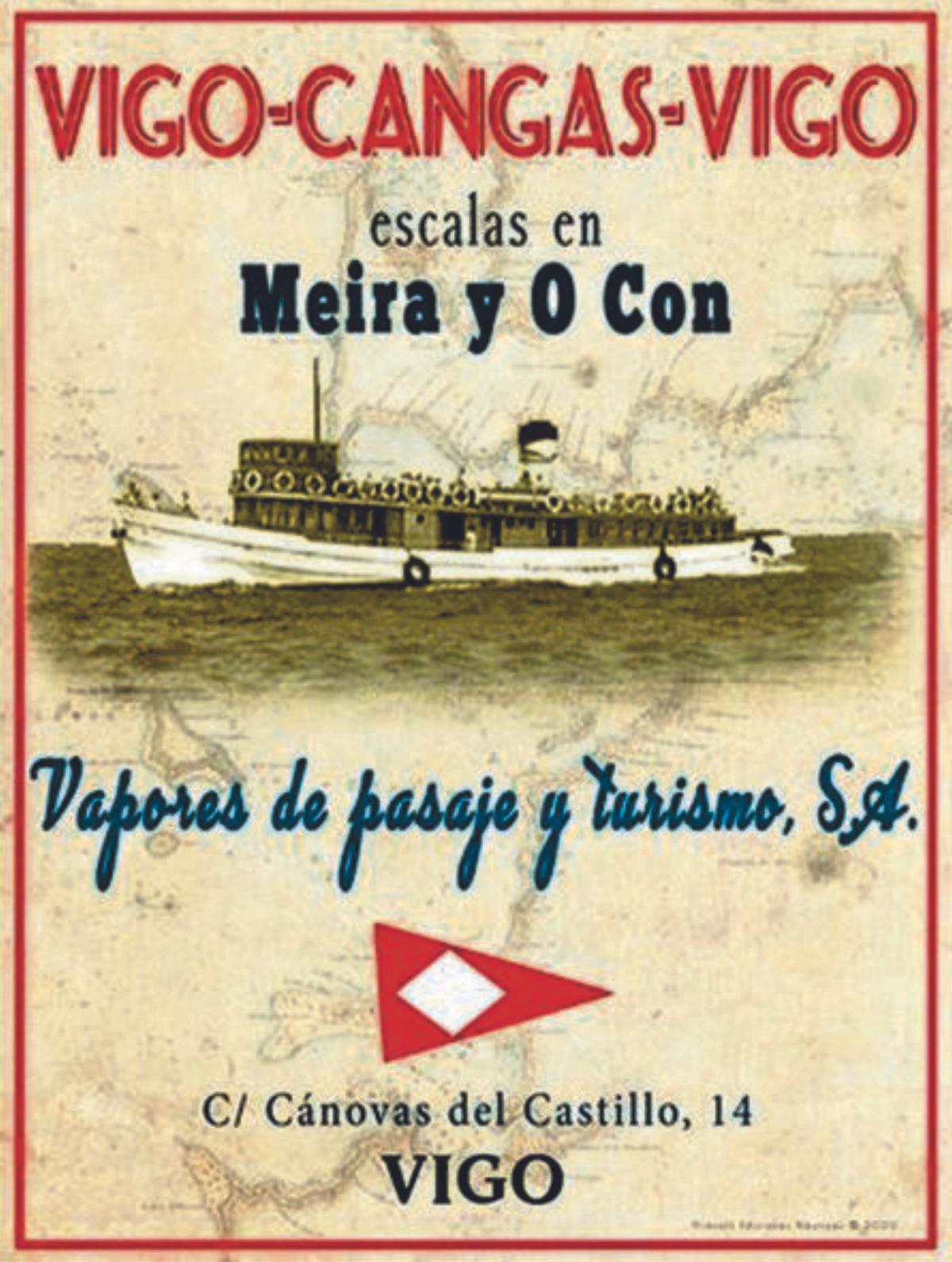 O «Villa de Rianjo» (A Ghuapa) entrando en Cangas. |  Arquivo do autor