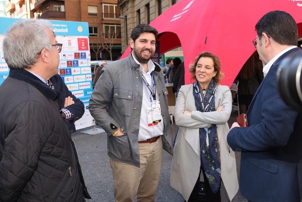 Meta de la Vuelta Ciclista a Murcia